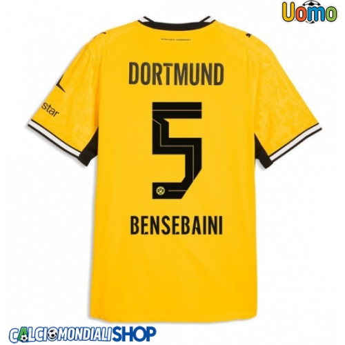 Maglie da calcio Borussia Dortmund Ramy Bensebaini #5 Prima Maglia 2026-27 Manica Corta
